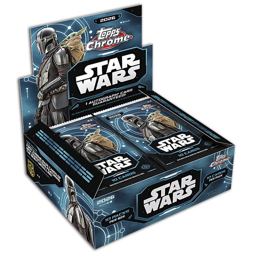 Topps chrome star - chrome, wars