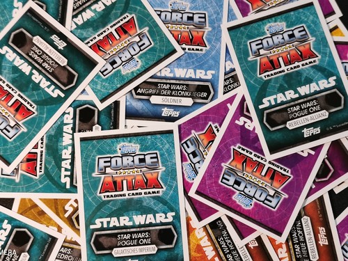 Topps star wars force attax - force,